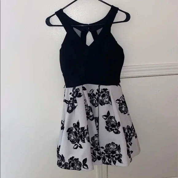 backless dress for women Stella Fit and Flare Backless Dress White
